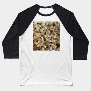 Cubist beach digital abstract Baseball T-Shirt